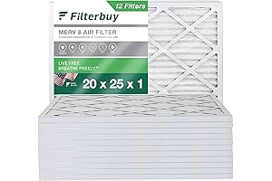 filterbuy 20x25x1 Air Filter MERV 8