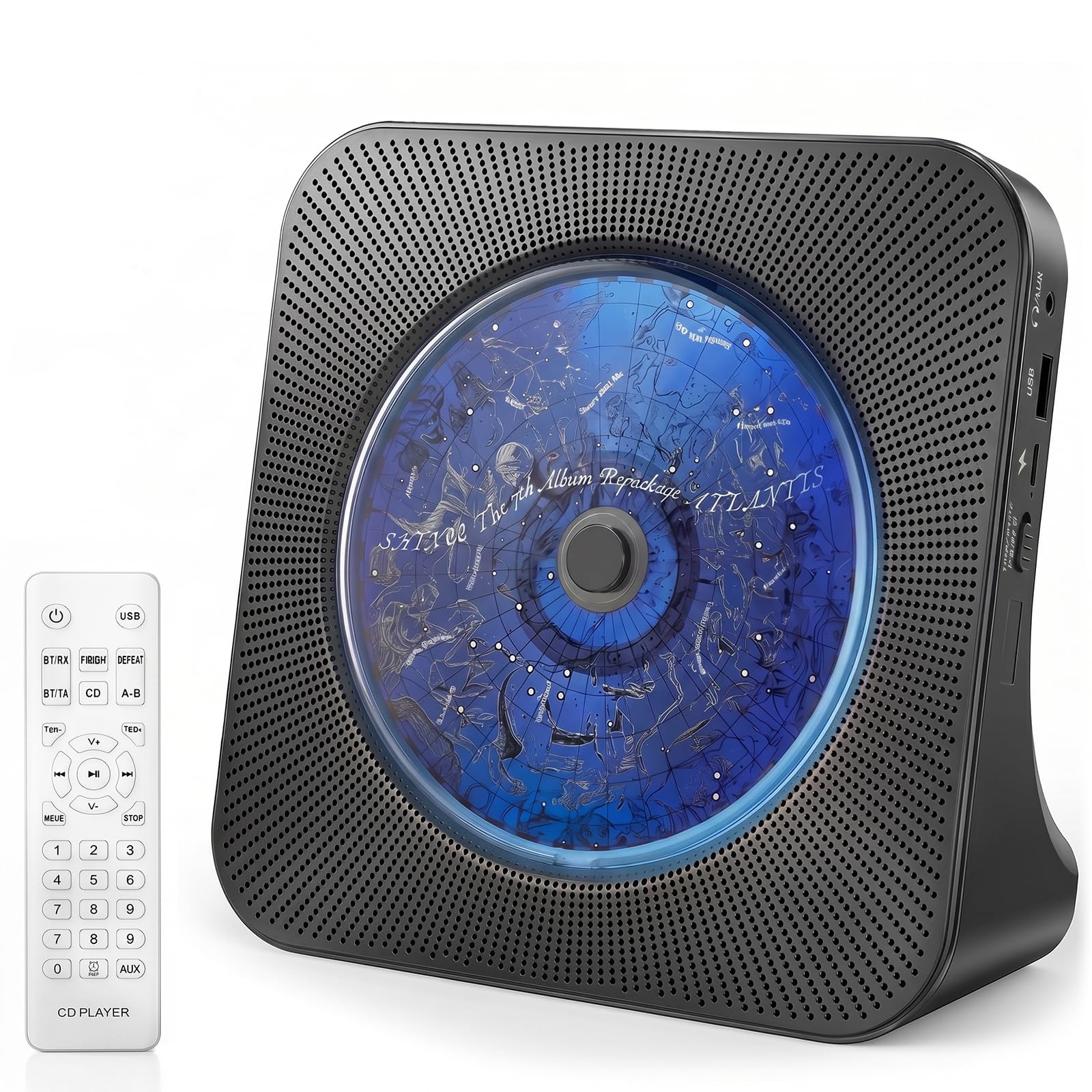 Gueray CD Player Portable Bluetooth Desktop CD Players for Home