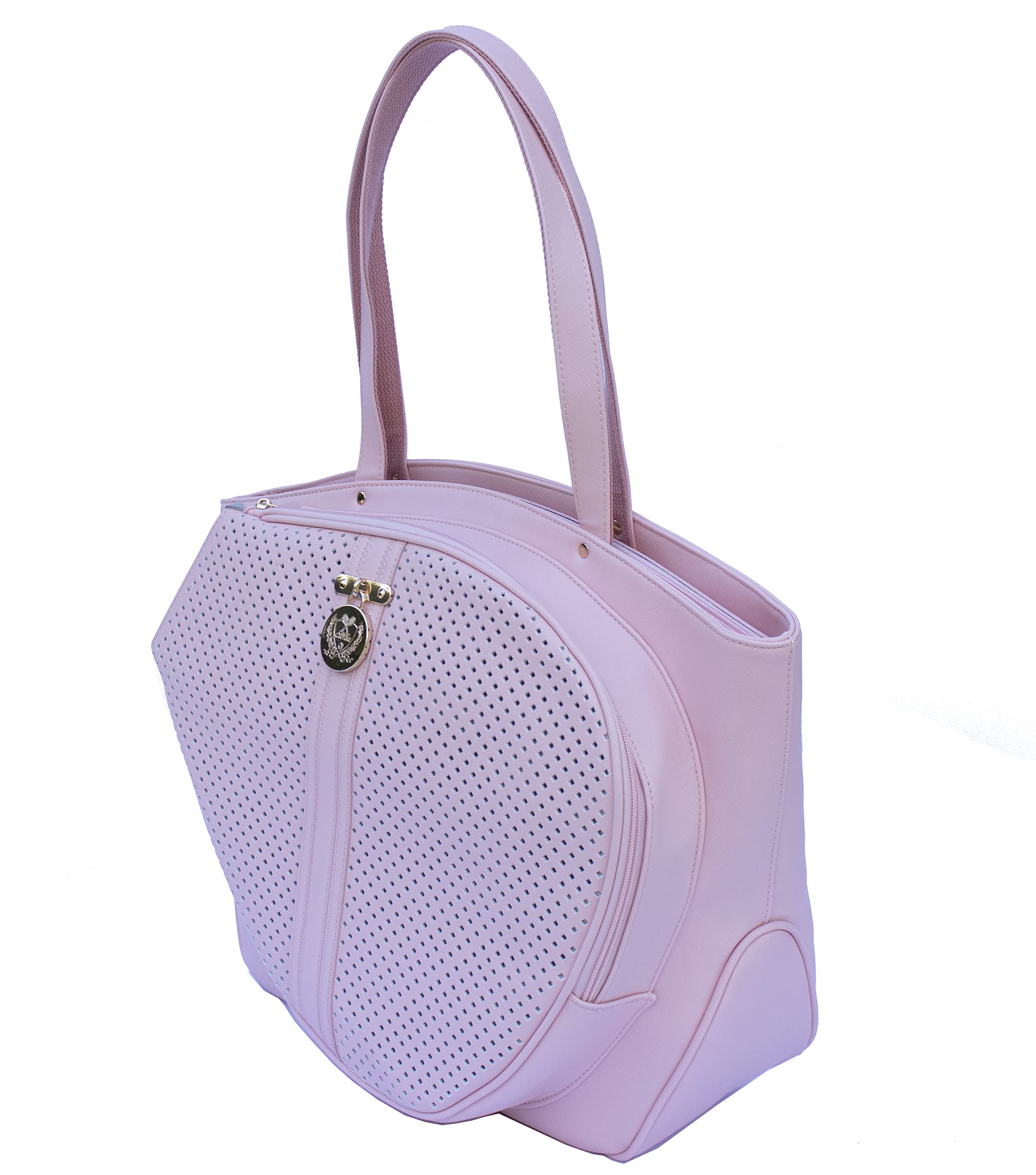 Court Couture Cassanova Perforated Pink Tennis Bag