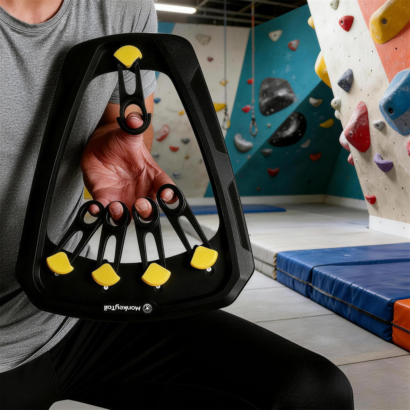 MonkeyTail Entrenador de Dedos, Entrenador Ajustable para antebrazos, Entrenador de Fuerza para Dedos, Entrenador de Fuerza de Agarre, Entrenador de músculos de la Mano — view 9