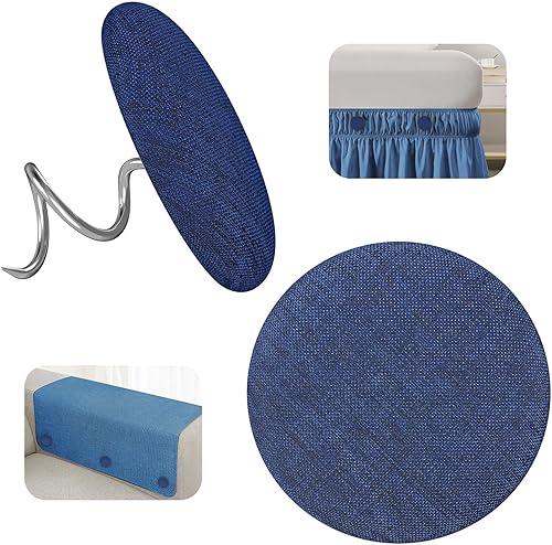 Vista 16 de Alfileres de tapicería para fundas de techo, alfileres o soportes para falda de cama, pasadores para sujetar la falda de cama en su lugar para Negro