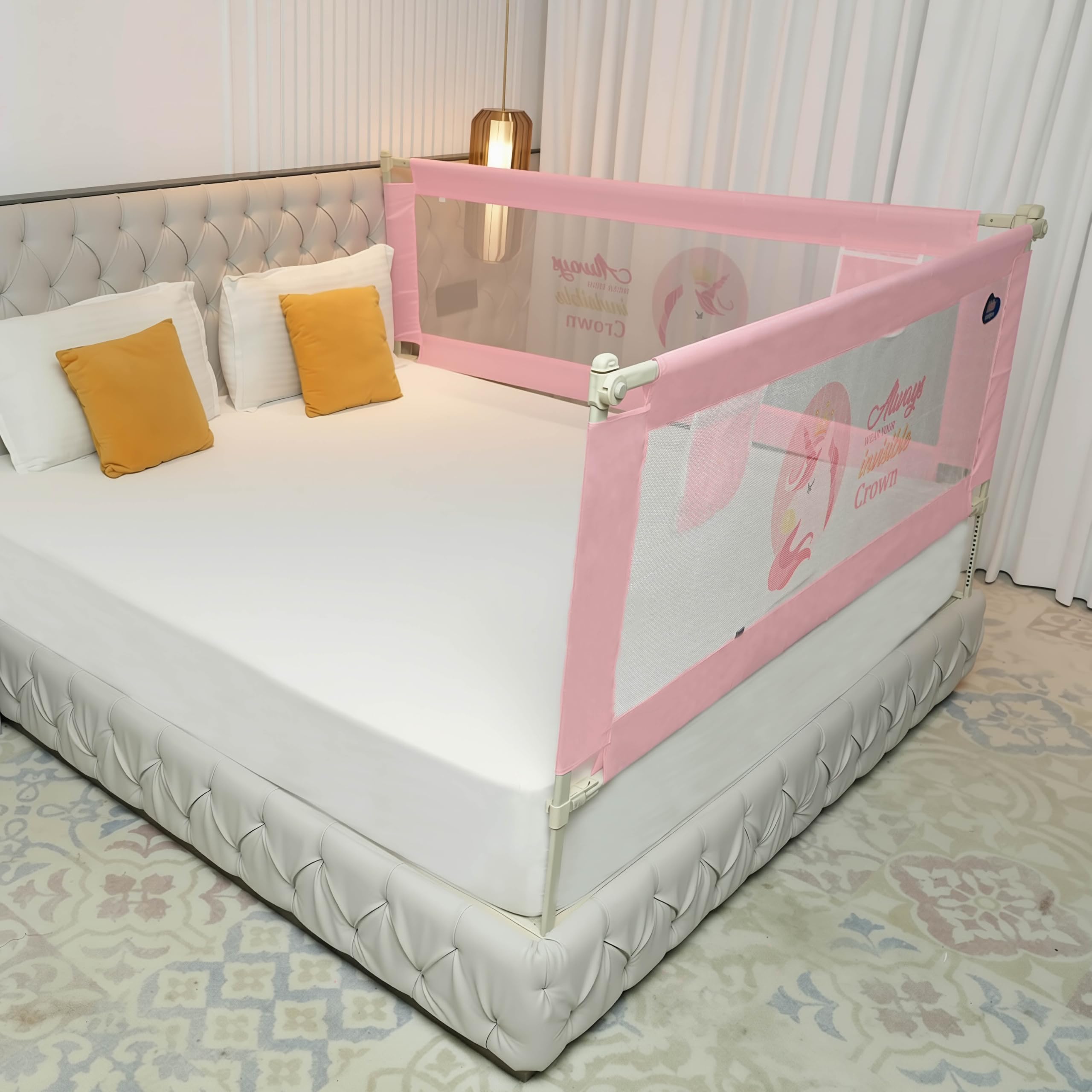 Kids Bed Rail Guard - Baby Safety Side Wall -18