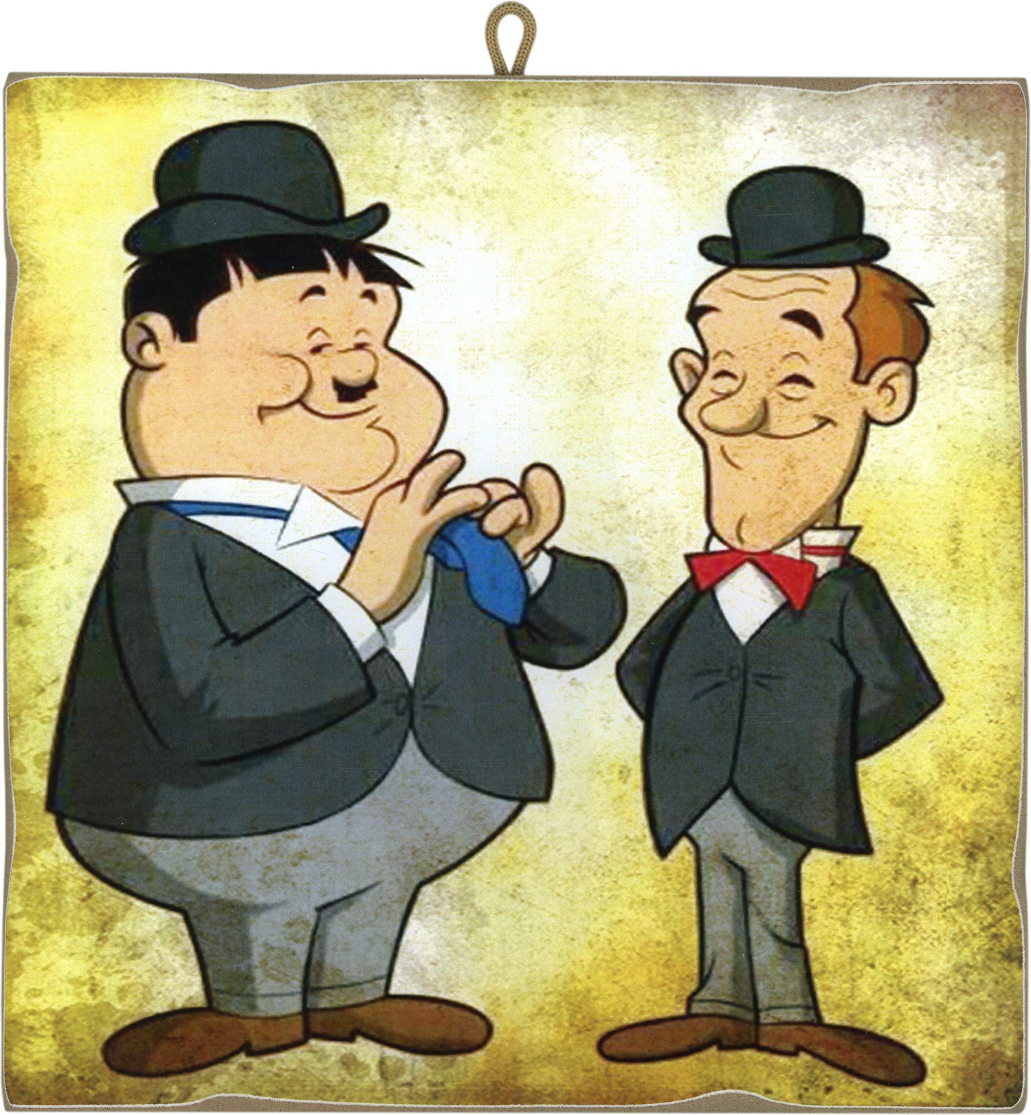 Picture Vintage Style Comics Series Stan Laurel & Oliver Hardy