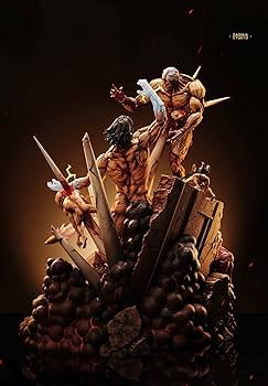 Amazon.co.jp: 始祖の巨人VS鎧の巨人 フィギュア ノンスケール