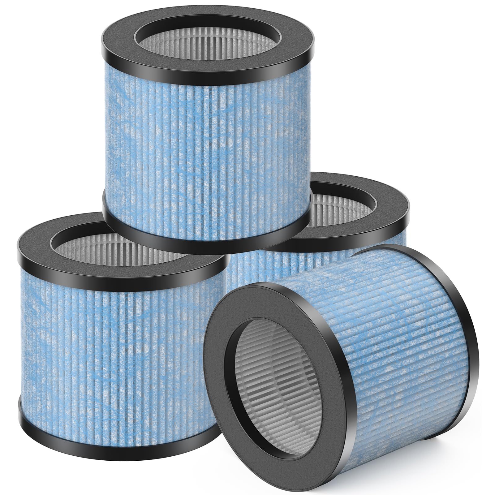 4er-Pack Ersatzfilter Für Topin TPAP002 Luftreiniger – 4-in-1 Design