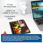 Ceptics Japan, Philippines Travel Plug Adapter Set (Type A, B) - 4 in 1 - 2 Canadian Socket - 1 USB & 1 USB-C (3.1A) - Compact & Powerful (PAK-JP)