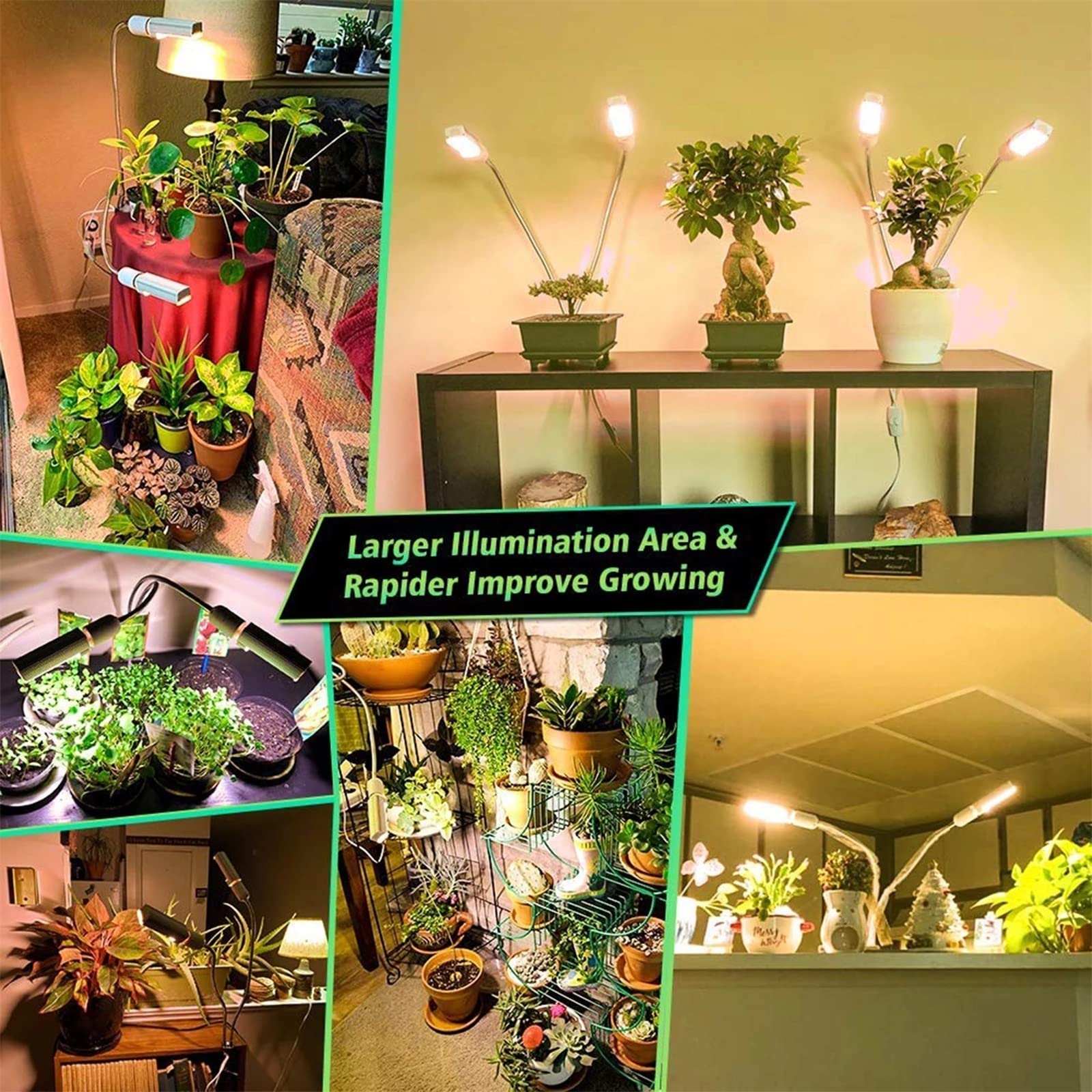 Amazon.co.jp: 植物育成ライト 15000Lux フル スペクトラム グロー