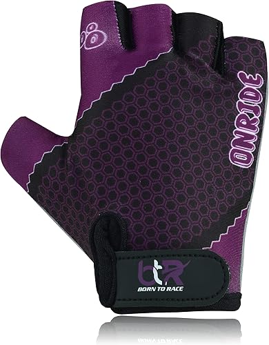 Miniatura 3 de Guantes de ciclismo para niños con agarre mejorado, acolchado de seguridad para niños, diseño transpirable y duradero, para niños y niñas, de 3 a 12