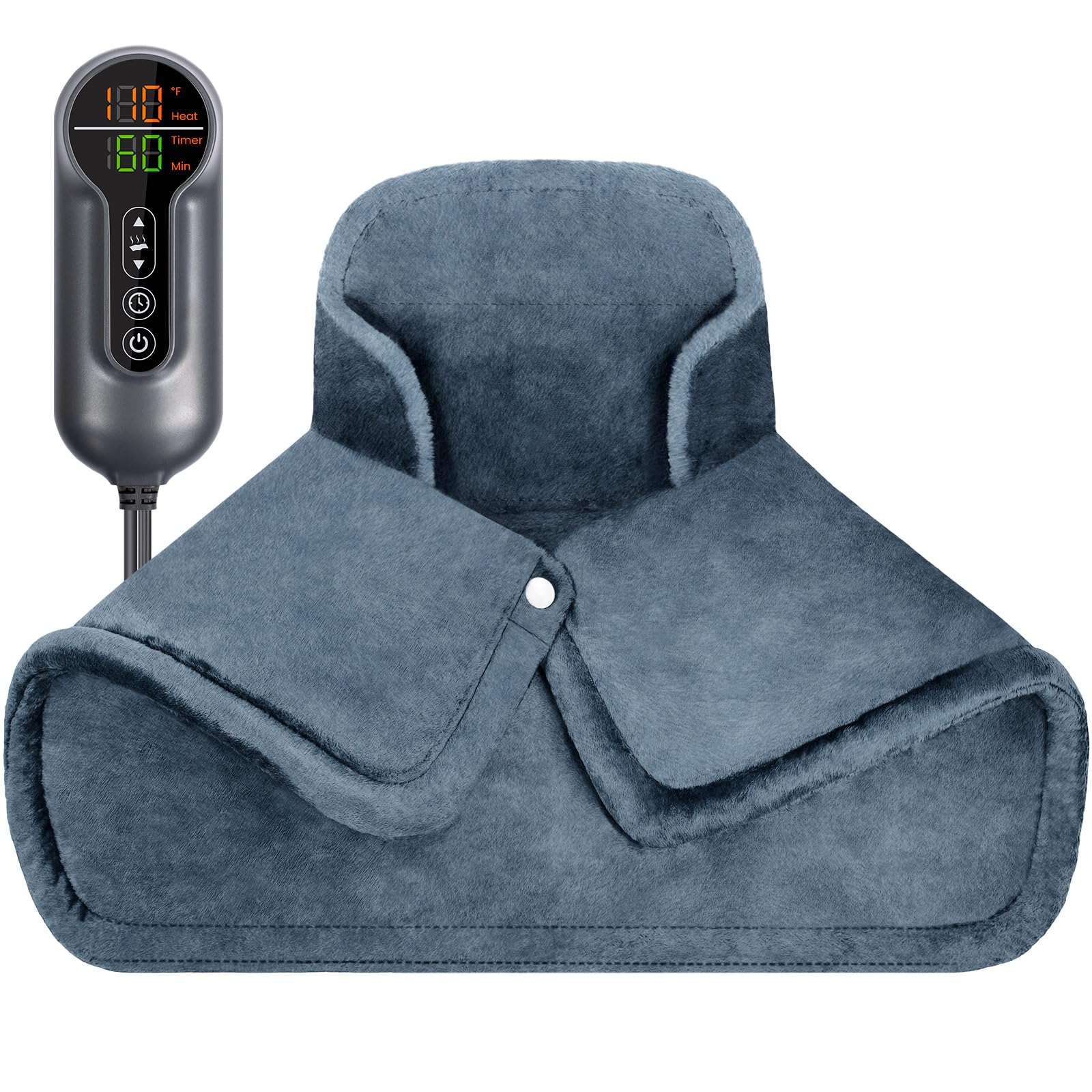 Aazon.co: Heating Pad For Neck And Shoulders,Detachable Heated Neck Shoulder Wrap For Pain