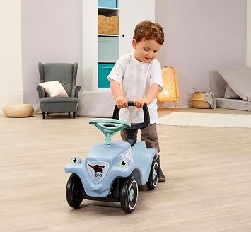 Big Bobby Car Classic Bundle - Kinderfahrzeug für Jungen und Mädchen klassisches Rutschfahrzeug bis 50 kg inklusive 2-in-1 Lauflernhilfe & Rückenlehne für Kinder ab 1 Jahr
