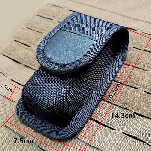 Vista 2 de ROCOTACTICAL OC/Mace Spray Holder Pouch for MK3 Canister, Police Duty OC Pepper Spray Holster Pouch, Black