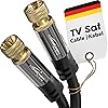 KabelDirekt - SAT Cable - Coaxial, Internet & Satellite TV/Aerial Cable with F-Connector, Metal Plug - Designed in Germany - 2m (Radio, DVB-T2, DVB-C, DVB-S2 - black) KabelDirekt - SAT Cable - Coaxial, Internet & Satellite TV/Aerial Cable with F-Connector, Metal Plug - Designed in Germany - 2m (Radio, DVB-T2, DVB-C, DVB-S2 - black)
