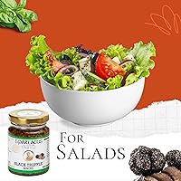Vista 4 de Spartacus - Trufas negras conservadas en aceite de oliva virgen extra, condimento gourmet perfecto para pizza, pasta, ensaladas, papas, carne