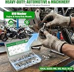 802PCS Flat Washer Assortment Kit – 304 Stainless Steel Washers for Screws, 9 Metric Sizes (M2, M2.5, M3, M4, M5, M6, M8, M10, M12) for Automotive, Machinery, Furniture & DIY Projects