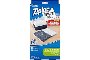 Space Bag Clothes Vacuum Sealer Storage Bags for Home and Closet Organization,...