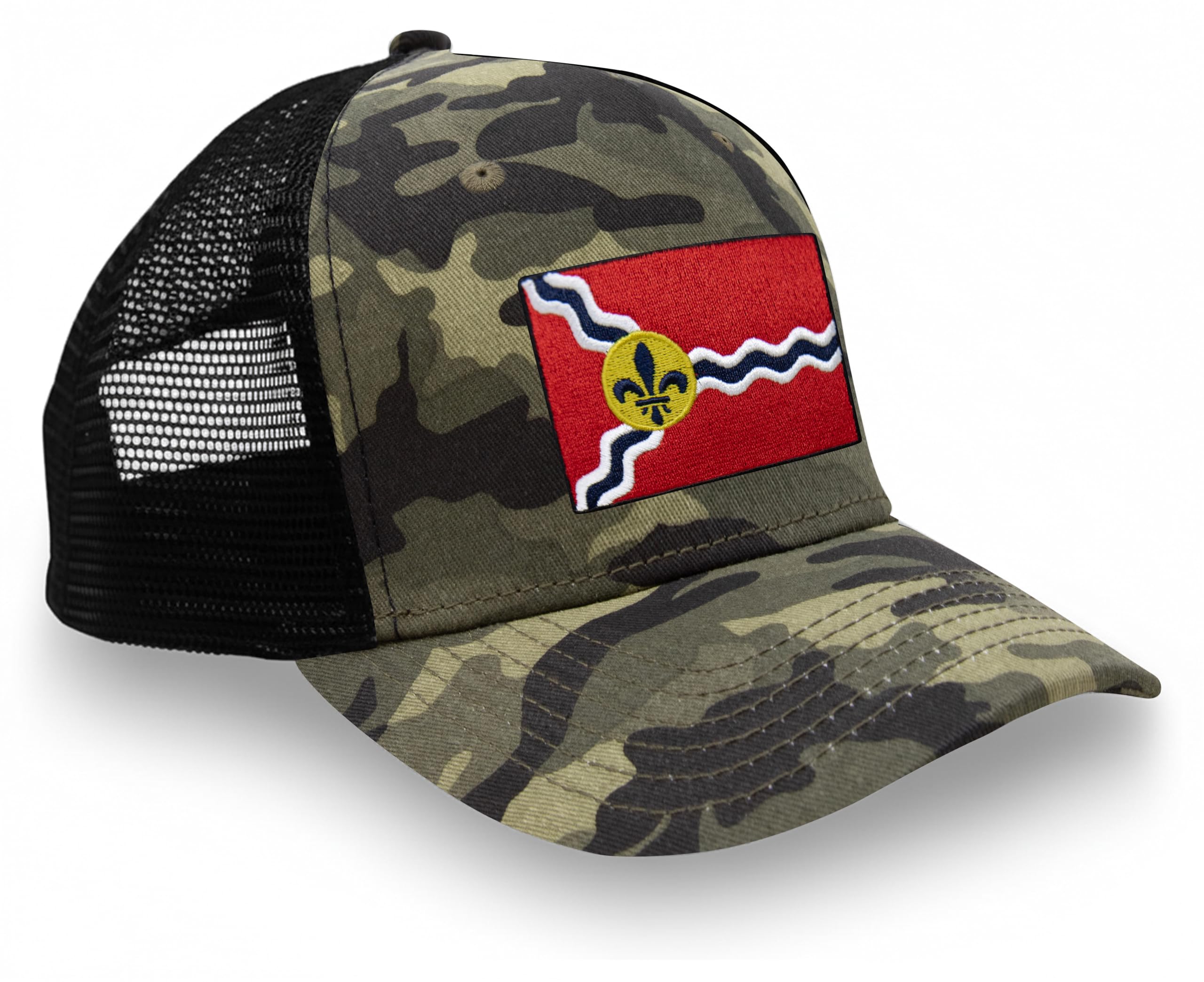 International Tie City Hat for Men and Women, Adjustable Snapback Trucker Baseball Cap with Embroidered Patch