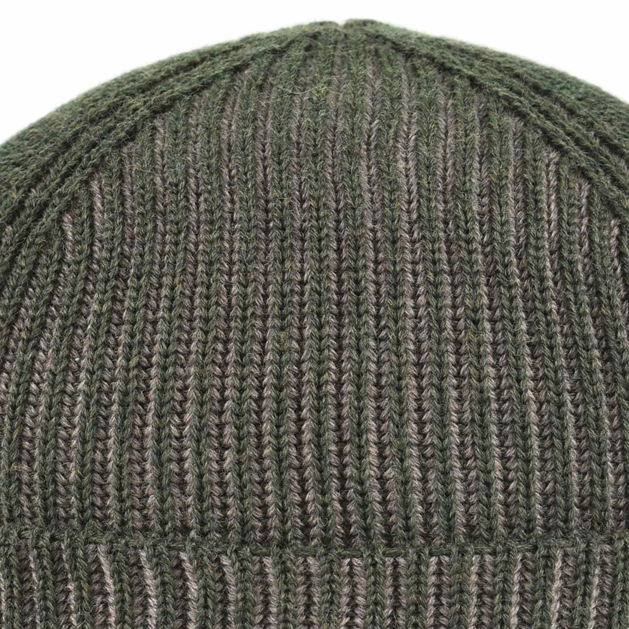 Melegari Berretto di Maglia con Risvolto | Beanie Brian | Pura Lana Merino Extrafine Bicolore | manifattura Tedesca di Alta quaità | Unisex