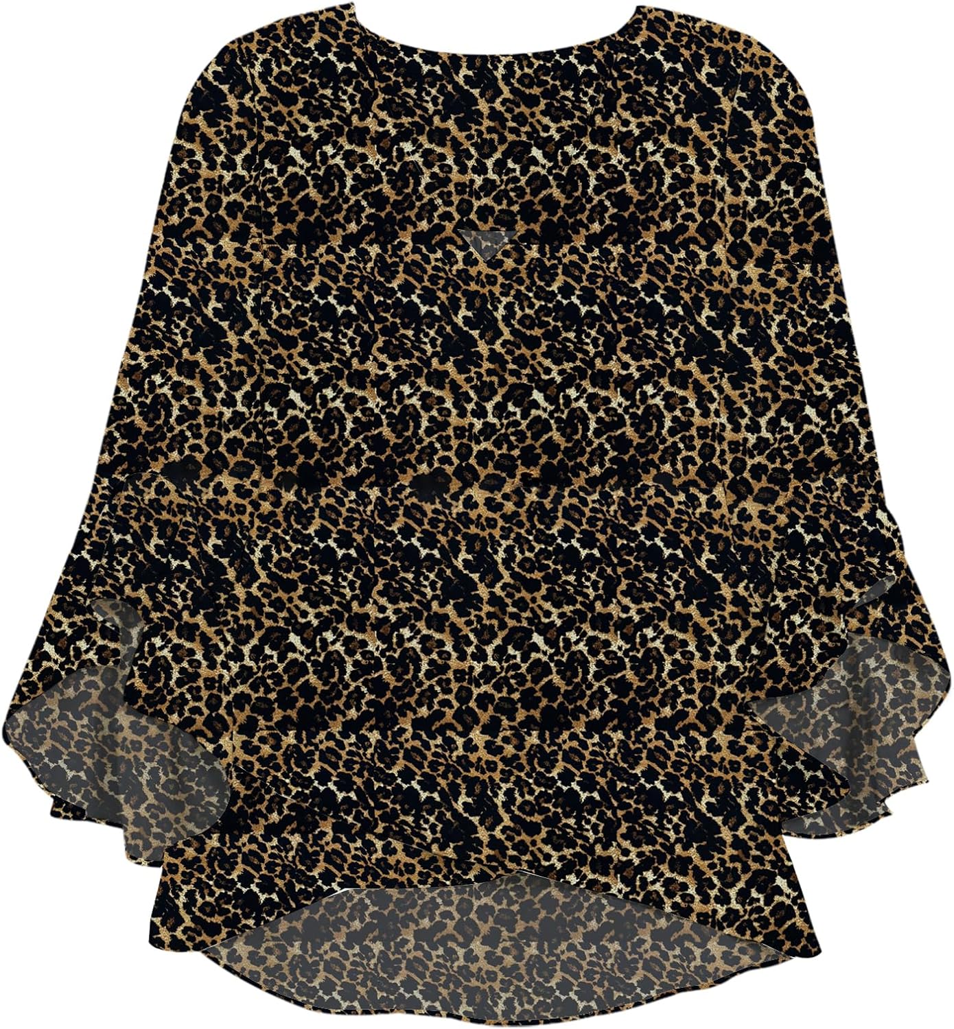 Relipop Womens Blouse Ruffle 3/4 Sleeve Tops V Neck Business Casual Blouses Shirts Spring Summer Outfits 2026 - Image 6