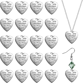 AUEAR, Alloy You are Always in My Heart Charms Pendant for Crafting Bracelet Necklace Jewelry Findings Making Accessory Silver