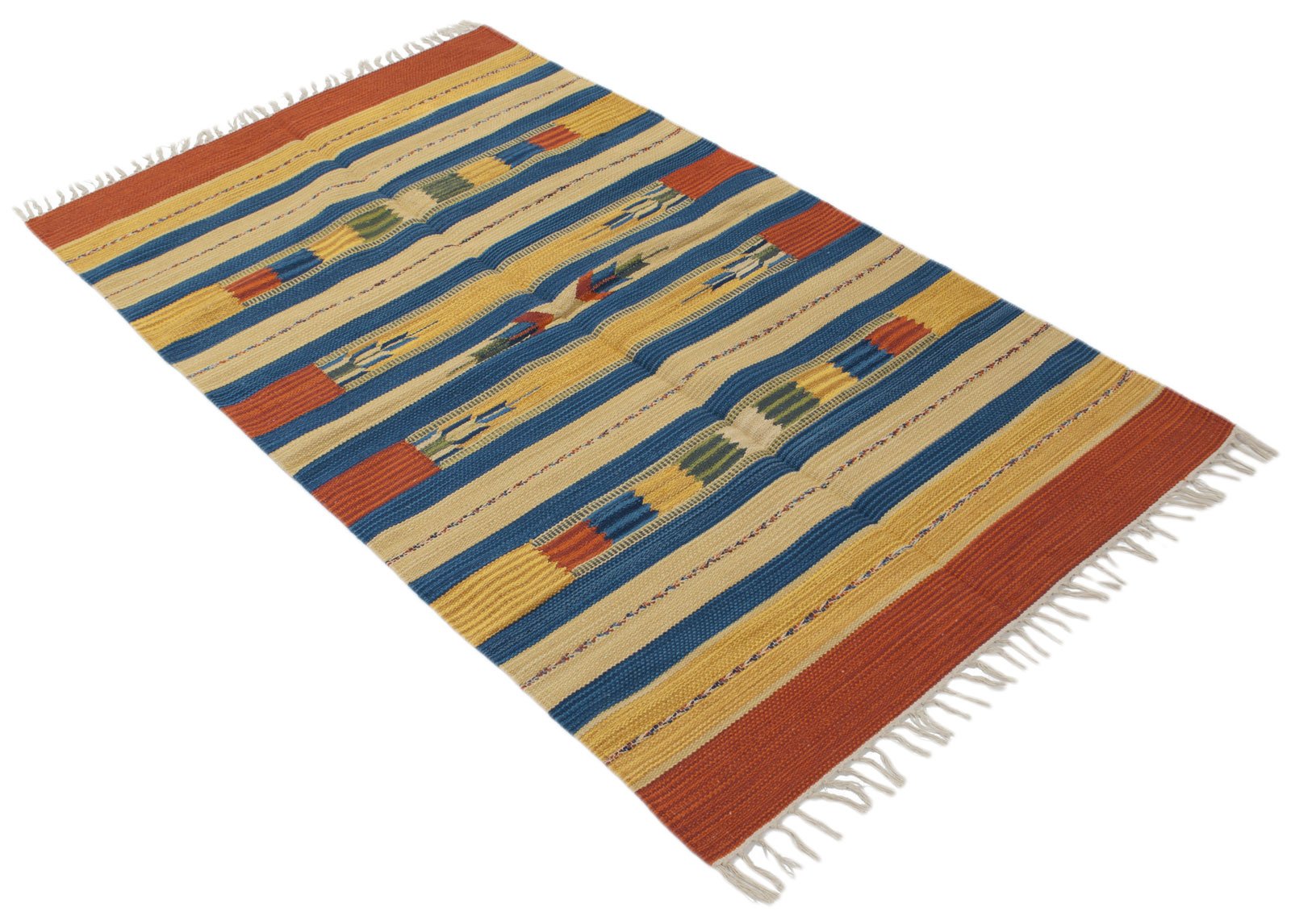 Galleria Farah1970 - 180x120 CM kilim indian original fai main parfait la chambre le salon - lavable en machine …
