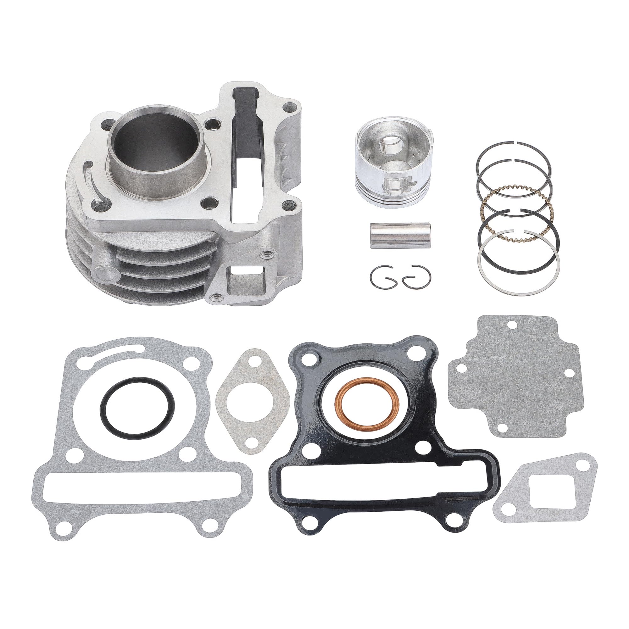 GOOFIT Cuerpo de Cilindro reemplazo para ciclomotores GY6 50 CC 139QMB.