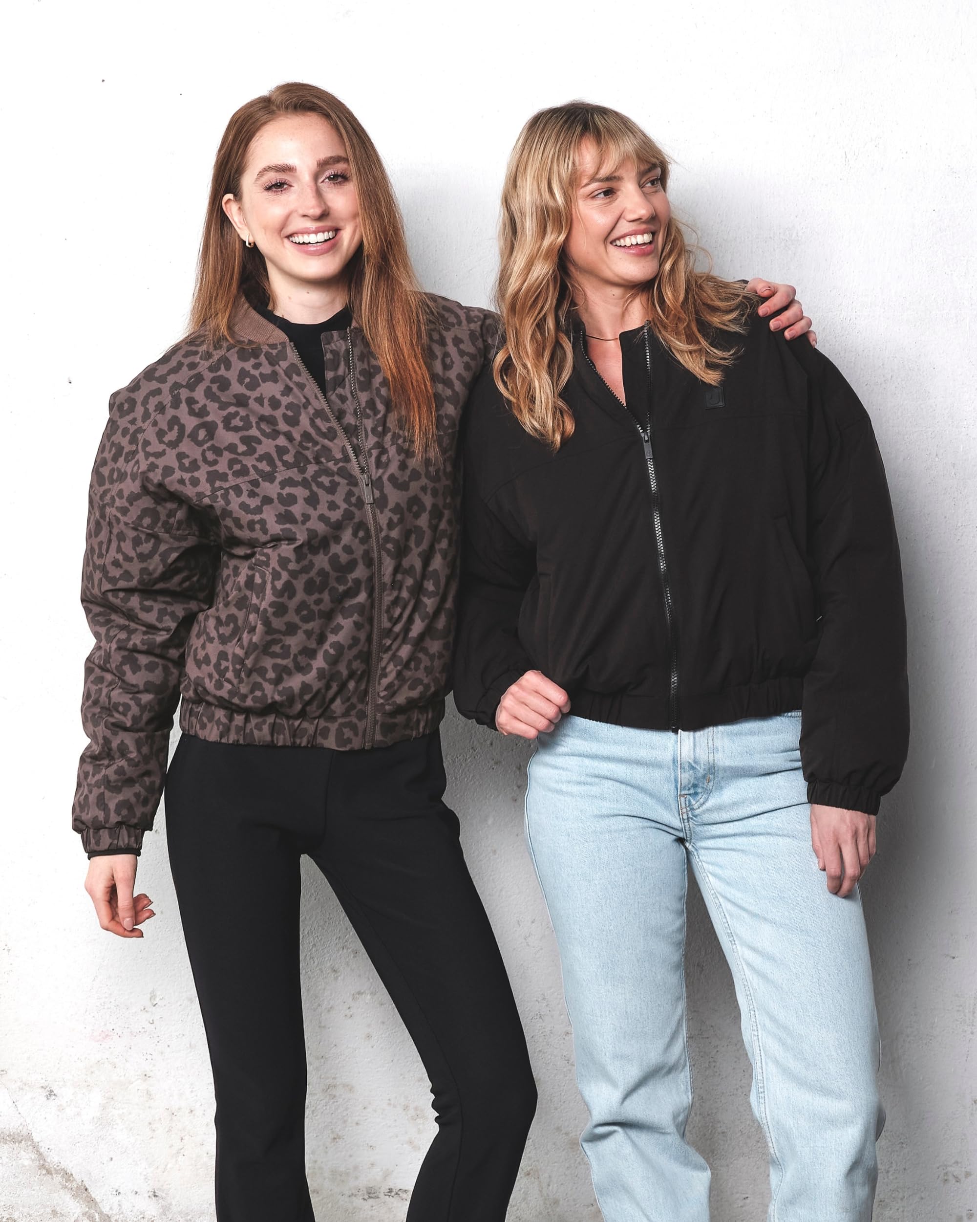 Johnny Urban Chaqueta Bomber Mujer - Sienna - Chaqueta de Entretiempo con Bolsillos Laterales - Ligeramente Forrada para primavera y Otoño - Corta