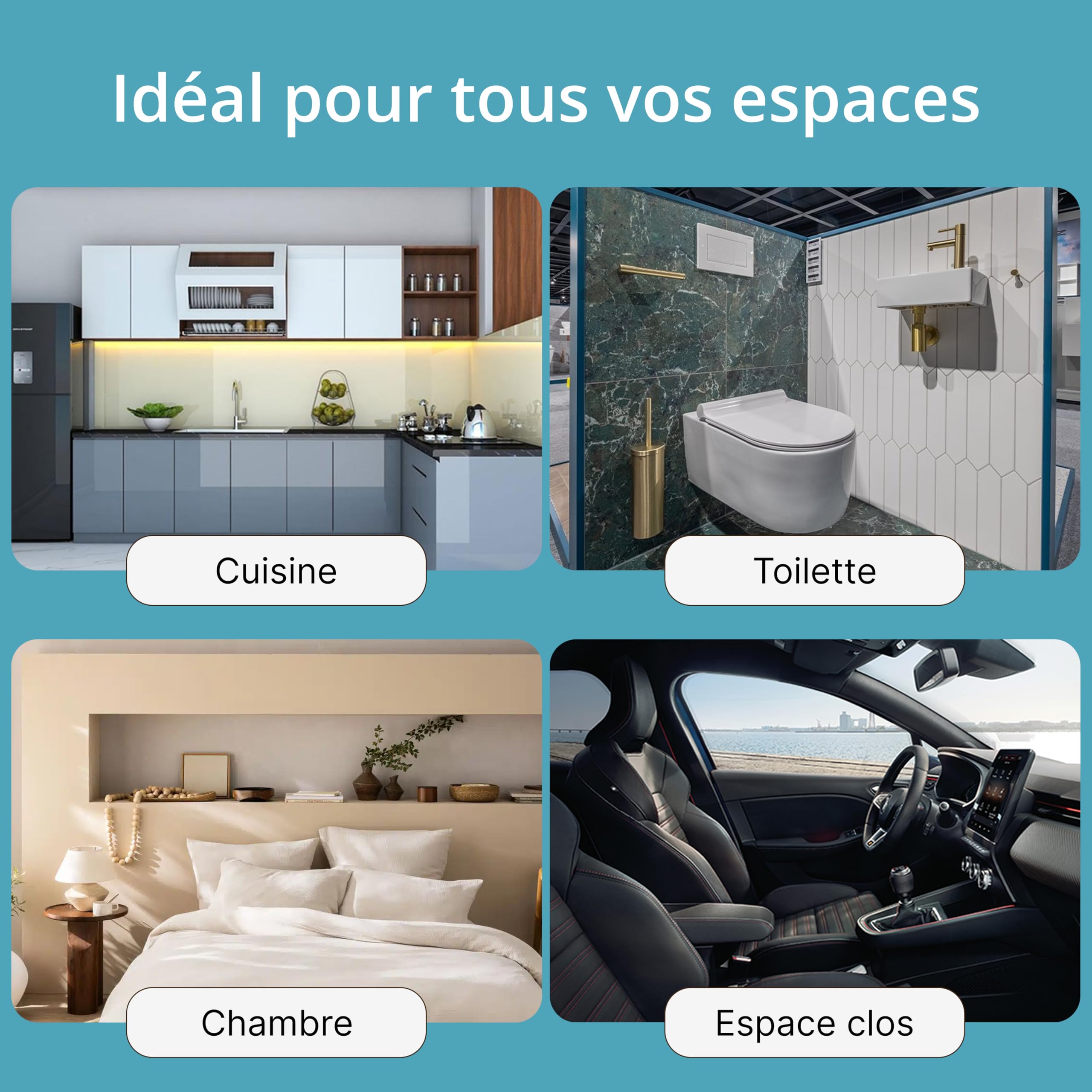 Jedor Destructeur d'Odeur Bidon 5L – Désodorisant Maison à Base d'Huiles Essentielles - Anti Odeur Efficace - Neutralise les Mauvaises Odeurs & Parfume l'Air - Grand Format Économique - Made in France