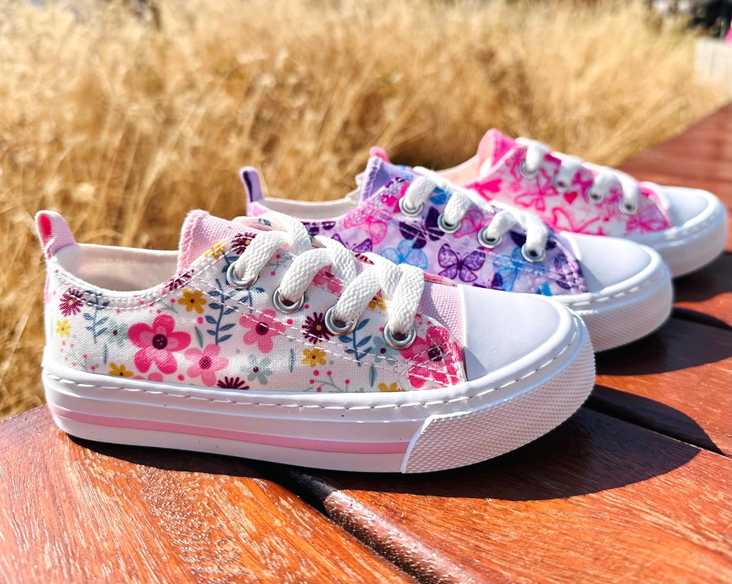 ToandonToddler Kids Sneakers Sparkle Fashion Glitter Sequins Canvas Shoes - Image 2