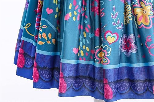 Miniatura 7 de Mirabel Isabella - Disfraz de cosplay para niños con peluca aretes bolsa para gafas