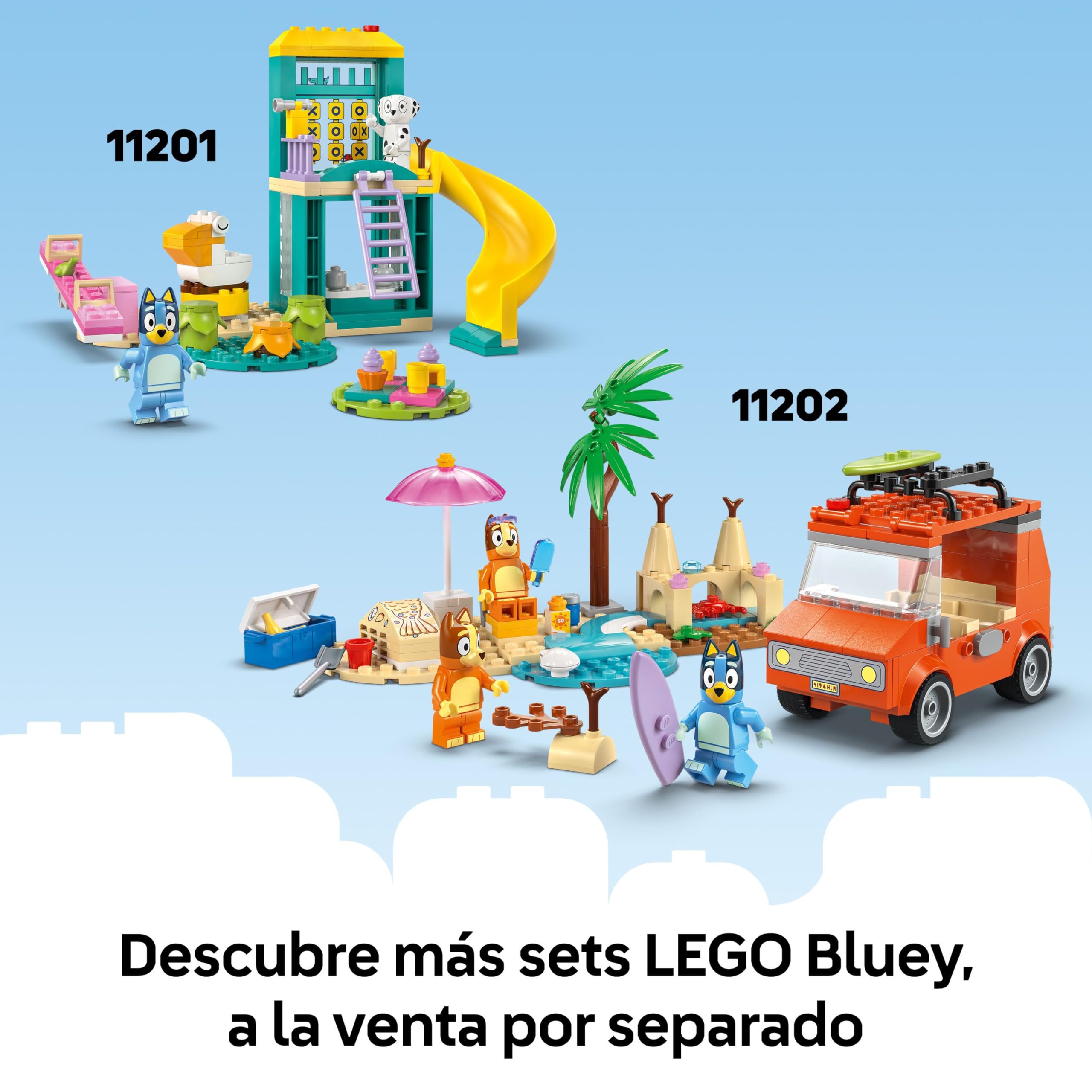 LEGO Bluey Casa Familiar de Bluey de Juguete - Juego Educativo Modular con Habitaciones, Jardín, 4 Minifiguras Inc. Bingo y Más - Regalo para Niños y Niñas de 4+ Años Fans de la Serie de TV 11203