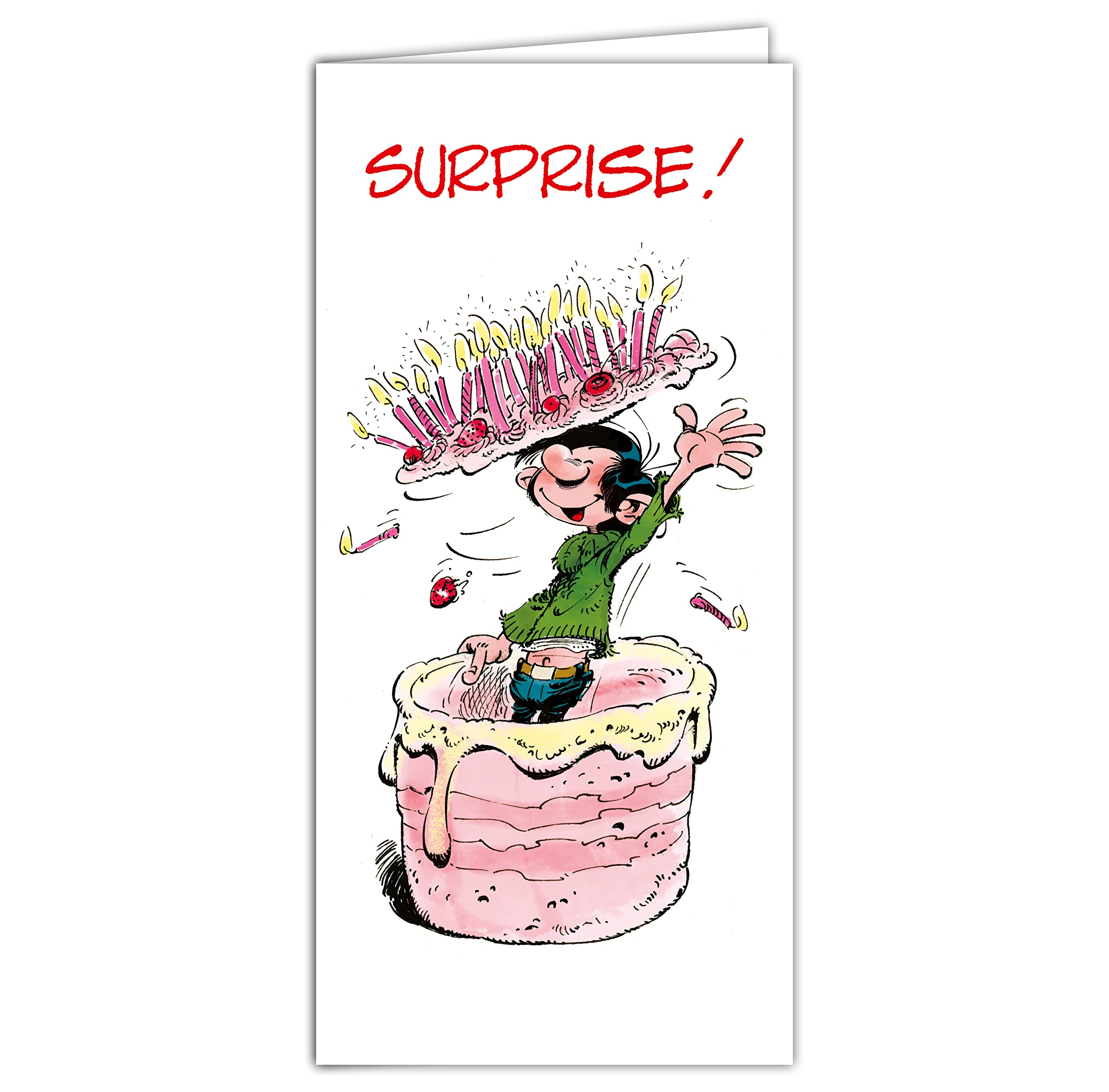 Carte Cadeau Amazon Anniversaire Carte Anniversaire Géante Gaston Lagaffe - Format XXL Humour - Fabriqué En France Carte Anniversaire Xl