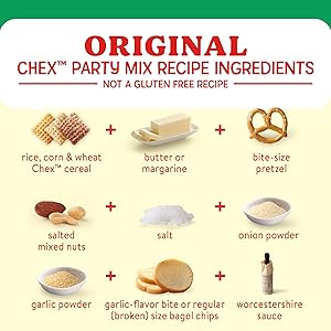 Rice Chex Gluten Free Breakfast Cereal, Homemade Chex Mix Ingredient, 12 oz