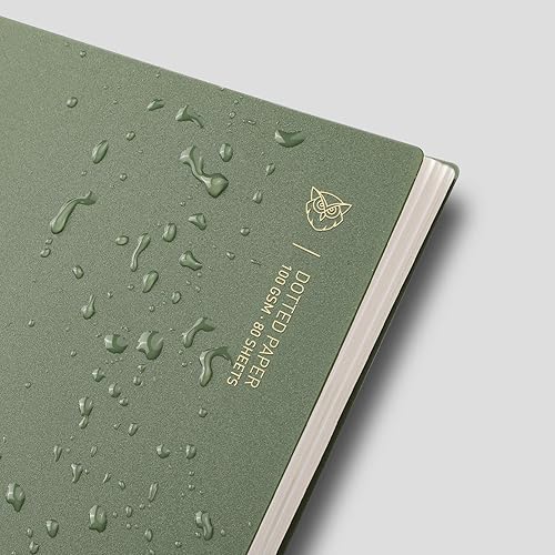 Miniatura 2 de EMSHOI Cuaderno de espiral de puntos de 7.48 x 10.15 pulgadas, paquete de 2 320 páginas de papel grueso de 3.53 ozm, cuaderno de cuadrícula de