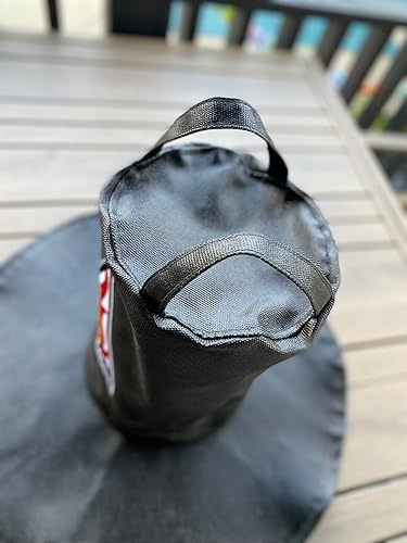 Miniatura 3 de Tame The Flame - Cubierta redonda para hoguera de 9 pulgadas, ignífuga, cubierta de llama abierta, resistente, para exteriores, UV y resistente al