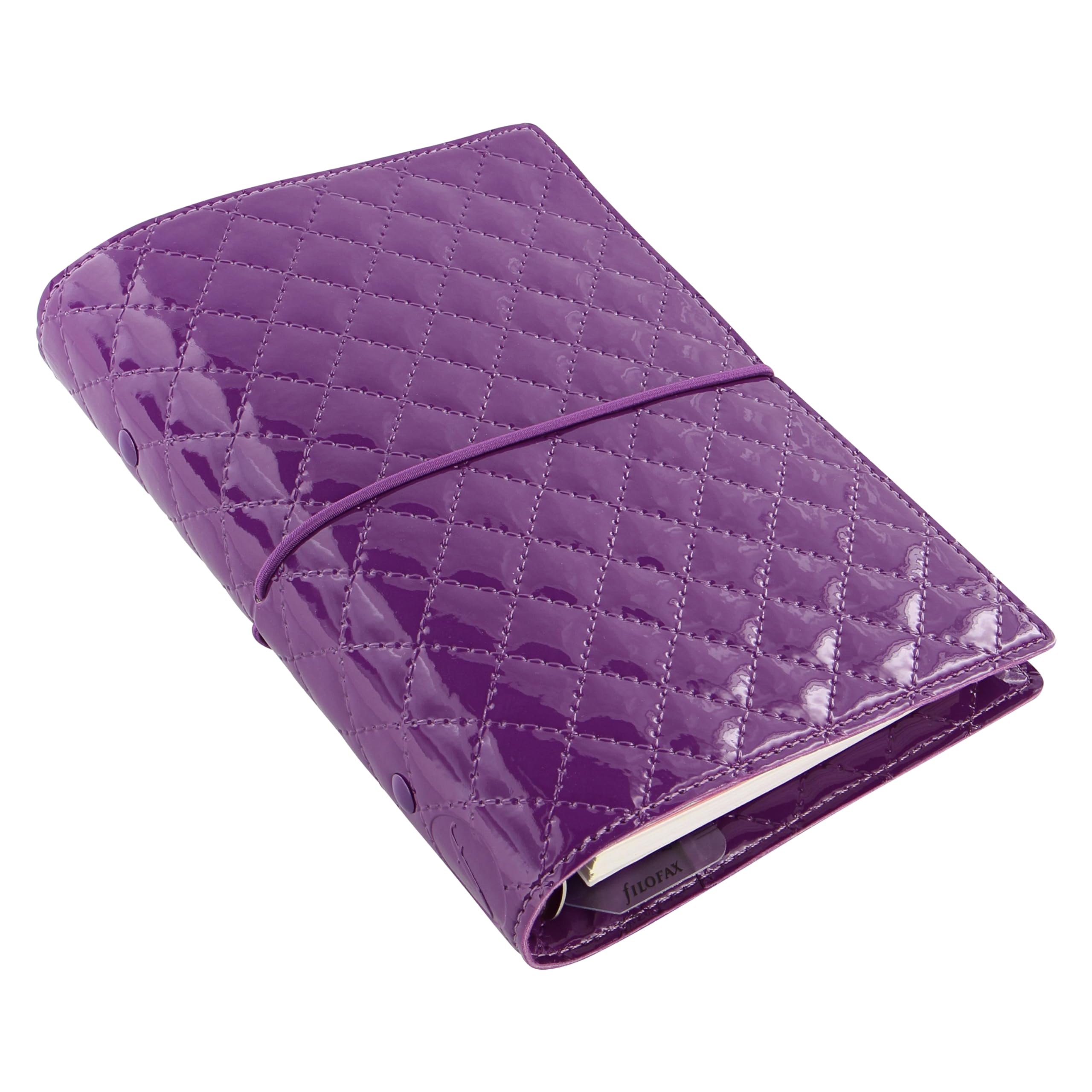 Filofax Domino Luxe Personal Organiser - Purple - Image 2