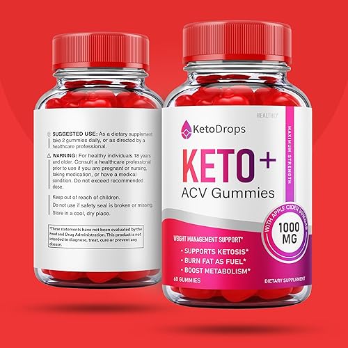 Miniatura 5 de Paquete de 2 gomitas Keto Drops Acv, fórmula oficial, gotas Keto para pérdida de peso, gotas Keto Keto Plus Acv, Keto Drops Acv, gomitas Keto Drops