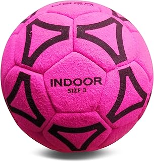 Indoor Felt Soccer Ball - Neon Pink by Uber Soccer
