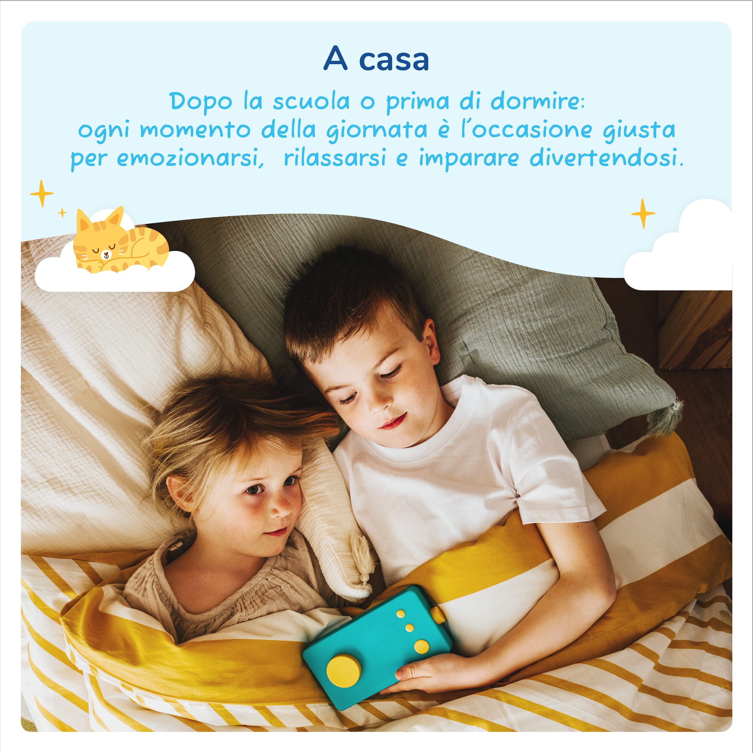 LUNII - La Fabbrica delle Storie - Cantastorie interattivo per bambini dai 3 agli 8 anni - Fabbricata in Francia - In italiano