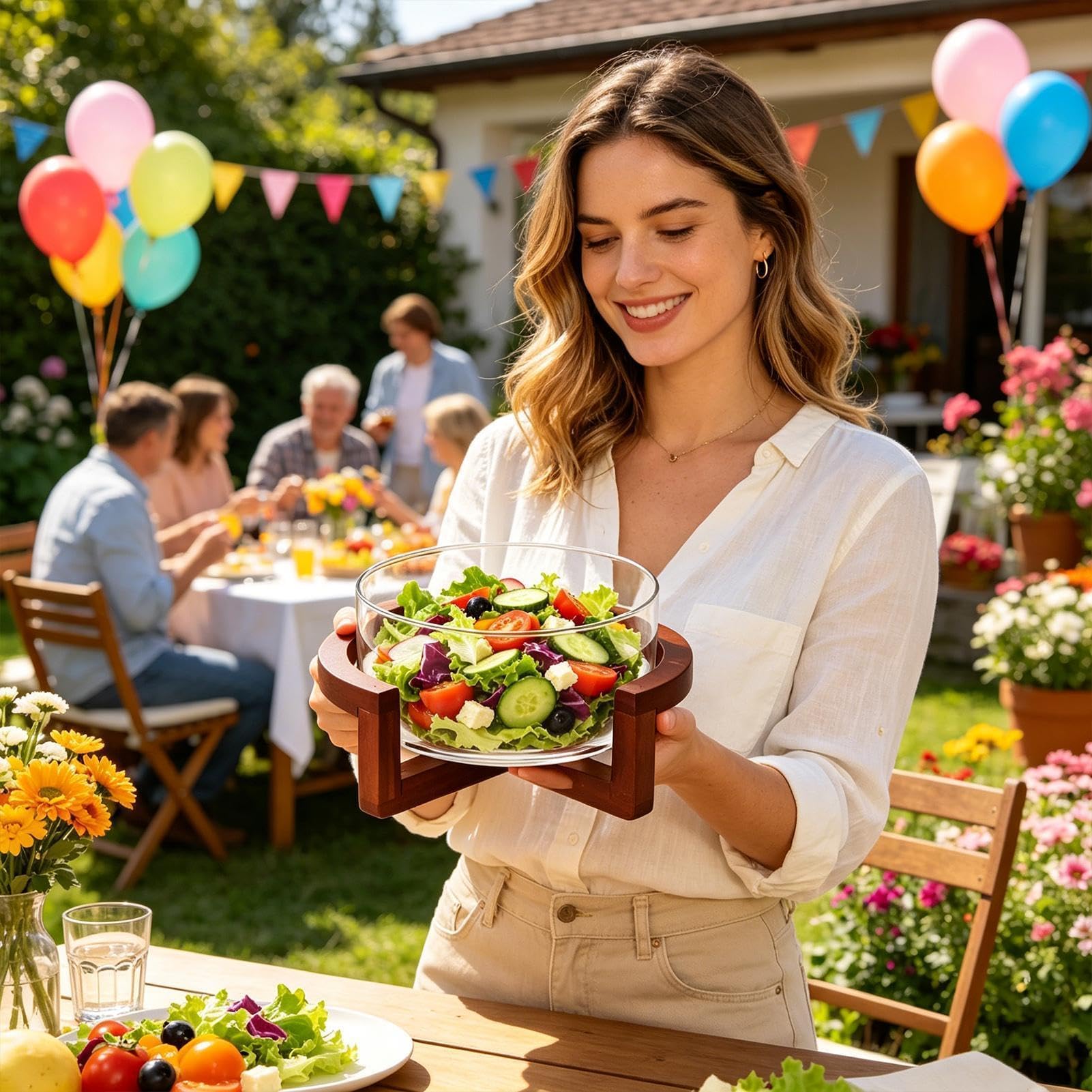 Generisch Glasschüsseln Als Geschirr Zum Servieren Von Obstsalat