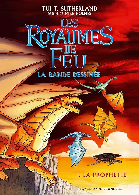 Portada de Les Royaumes de Feu: La Bande Dessinée. Vol. 1. La Prophétie
