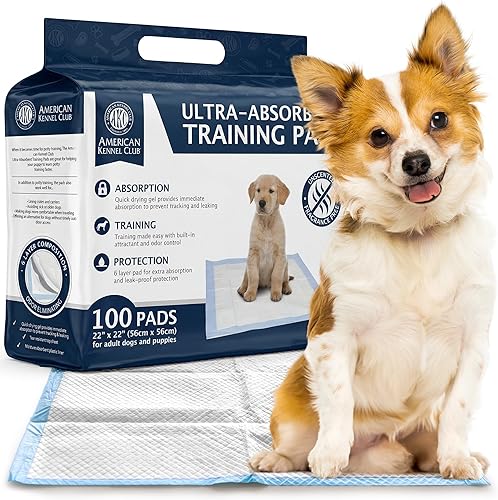 Miniatura 9 de American Kennel Club Almohadillas perfumadas de entrenamiento para cachorros con gel ultra absorbente de secado rápido, 28 x 30 almohadillas