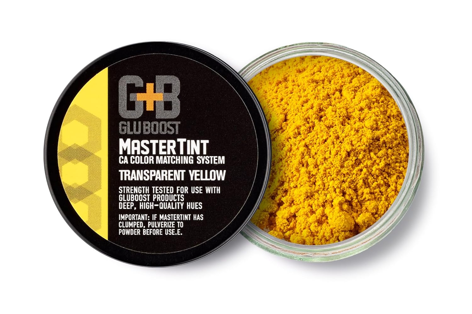 GluBoost MasterTint Jars – Long-Lasting Color Additives for Perfect Color Matching – Works with MasterGlu & Fill n’ Finish Pro – No Solvent Needed - Yellow