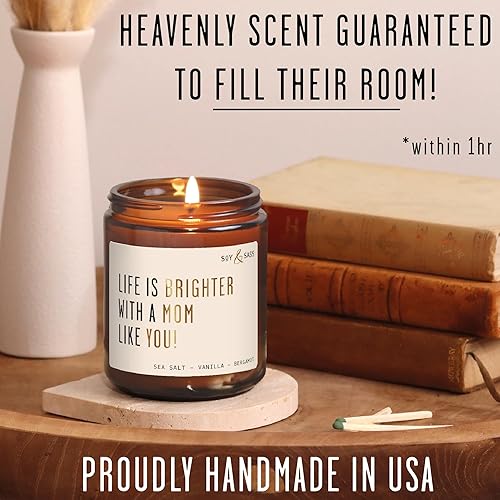Miniatura 28 de Dog Mom Gifts for Women, Dog Lovers Gifts for Women - 'Best Dog Mom Ever' Soy Candle, w/Fresh Linen I Gifts for Dog Lovers I Dog Gifts for Women I