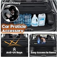 Vista 33 de Powerty Cubierta de Carga para Accesorios Kia Sportage 2023-2025 2026, Textura de Lona Cubierta Retráctil para Maletero Trasero de Carga de Equipaje