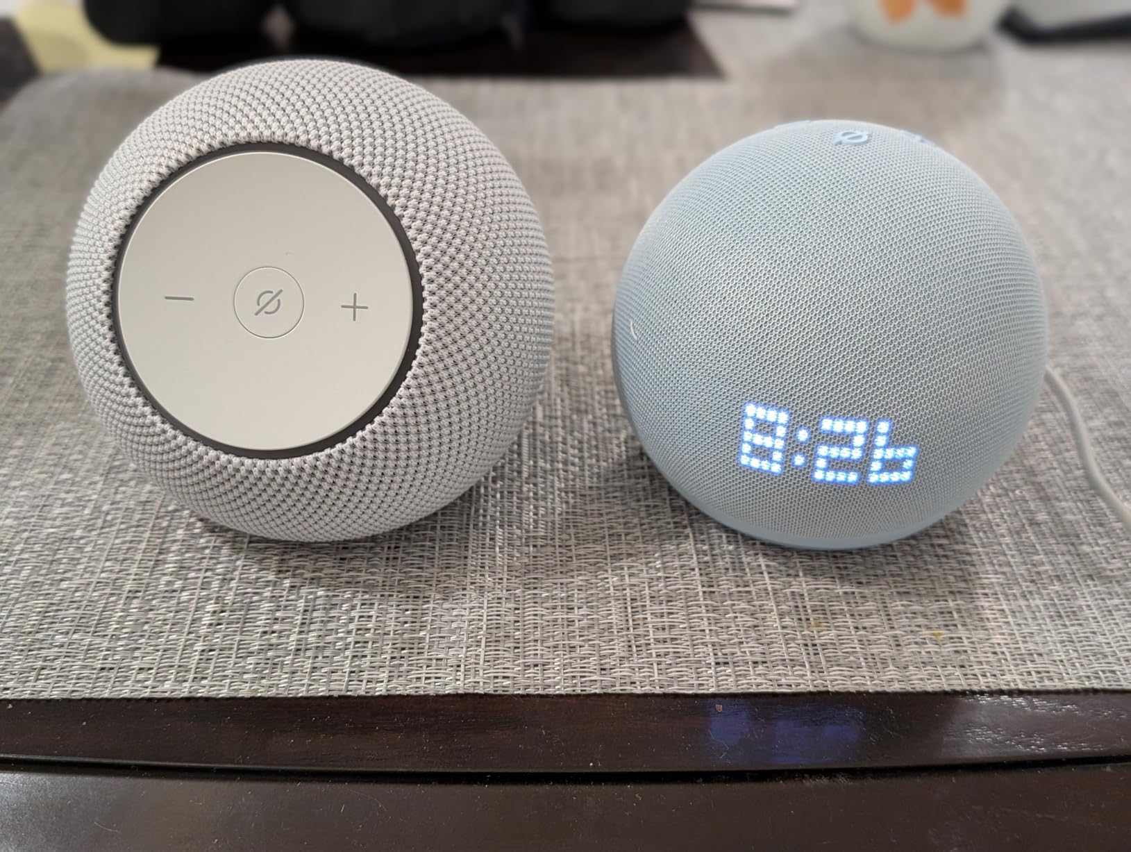 Echo Dot Max in a living room setting