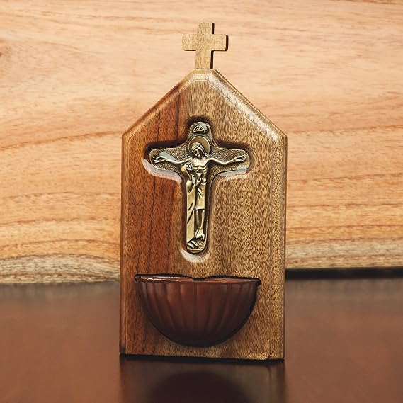 Intercession Holy Water Font (Cross)