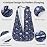 Unnivoll Baby Sleep Sack 0-6 Months TOG 2.5 Winter Baby Wearable Blanket, 100% Cotton Toddler Sleeping Sack with 2-Way Zipper Warm Soft Blue Planet
