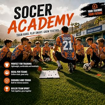 2026 Personalised Football Jersey with Name and Number for Kids and Adults, Football Kit Set with Shirt and Shorts, Soccer Jersey Training Kit, Football Gifts for Boys Girls Men and Fans