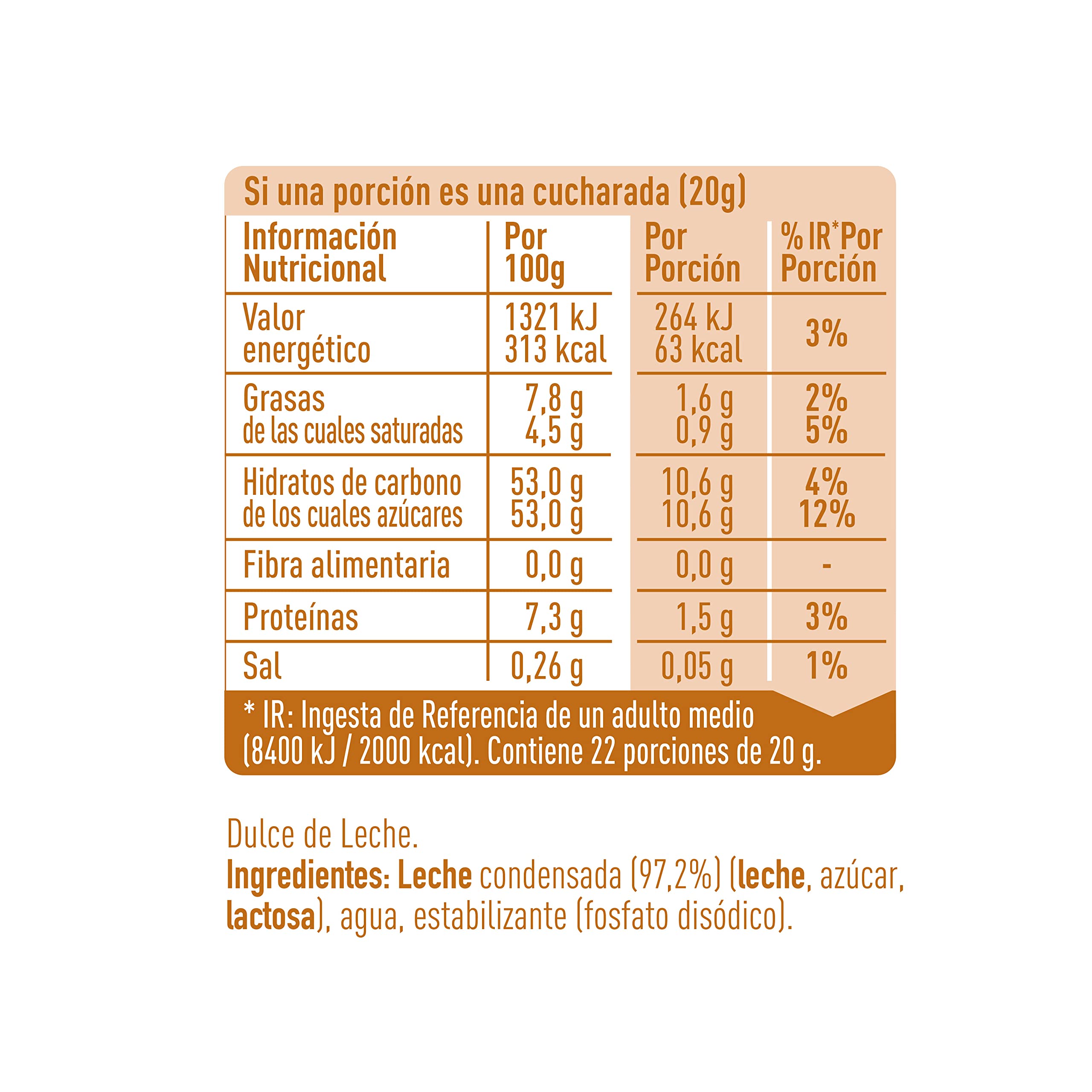 Nestlé La Lechera Dulce de Leche Leche Condensada Botella Sirve Fácil 12 x 450 g