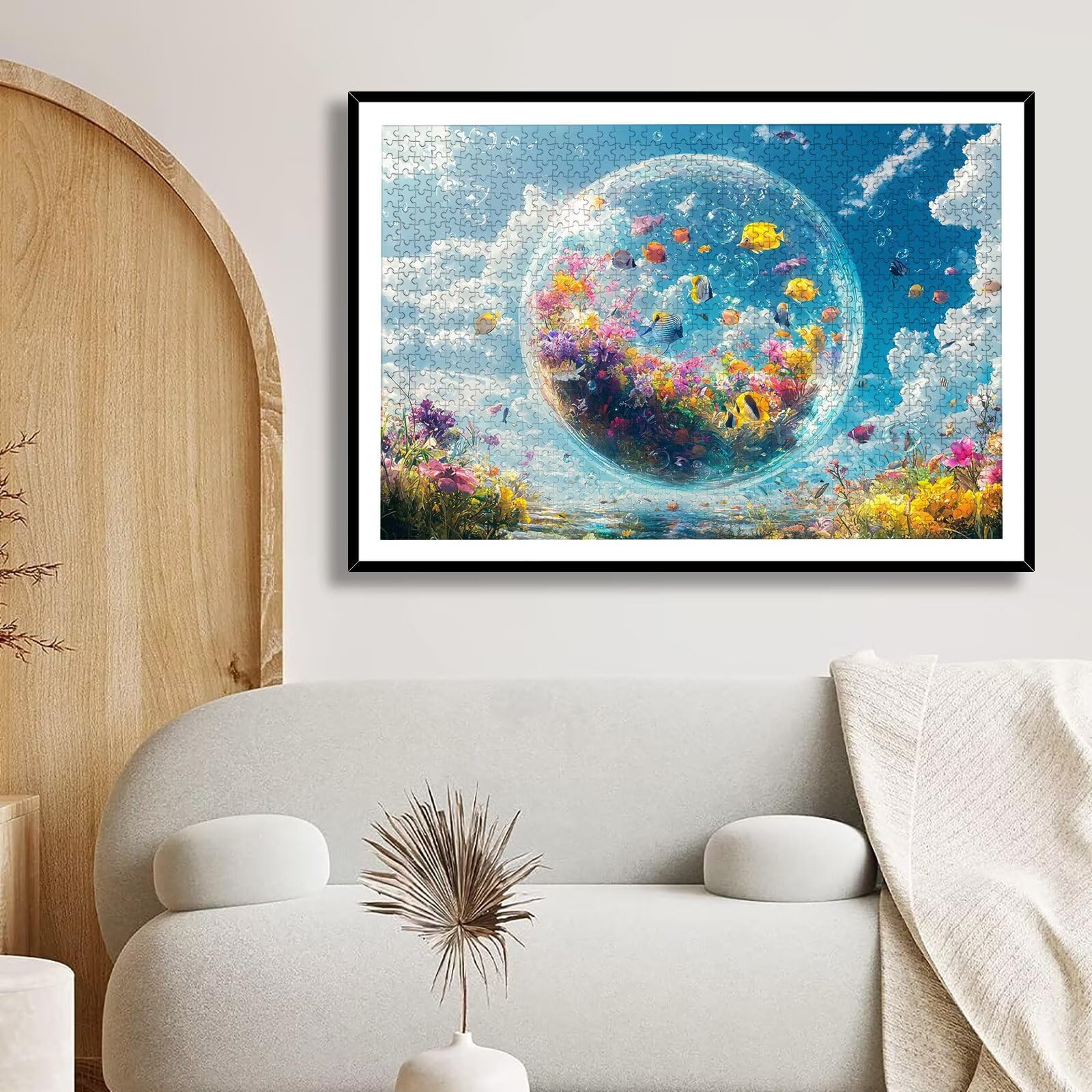 Puzzle 4000 Pezzi Fantasia, Puzzle Paesaggio 4000 Pezzi Arte per Adulti e Bambini, Misura: 141.5x87.5 cm, Puzzles Legno per Adulti con Squisita Scatola di Imballaggio, Regalo Donna, Regalo Uomo, -8273